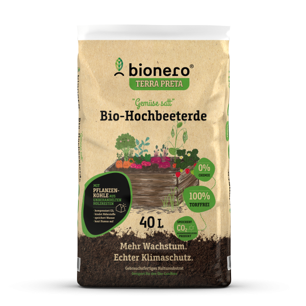 bionero® Bio-Hochbeeterde "Gemüse satt"