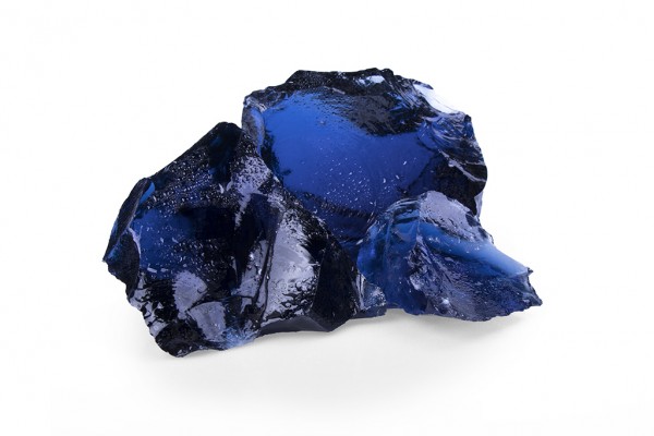 Glasgabionenstein | Glas Blue | Körnung 65-120 mm