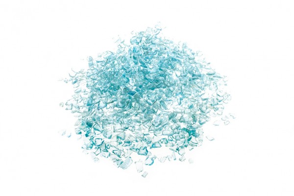 Glassplitt Blue Ice | Körnung 5-10 mm