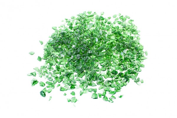 Glassplitt Green | Körnung 5-10 mm