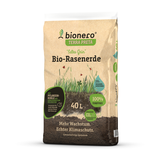 bionero® Bio-Rasenerde "sattes Grün"