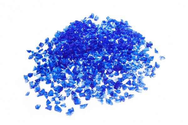 Glassplitt Blue Violet | Körnung 5-10 mm