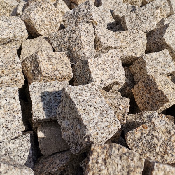 Granit Pflastersteine | Maße ca. 5 x 5 x 5 cm